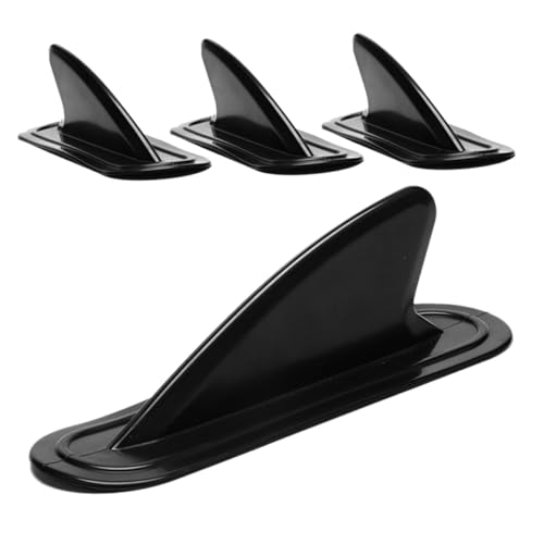 Toyvian 4 Stück Teiliges Sup Surfboard Finnen Paddleboard Ersatzfinne Wasserteiler für Stabile Steuerung und Einfache Montage Mittlere mit Abnehmbarem System für Präzise Wendemanöver von Toyvian