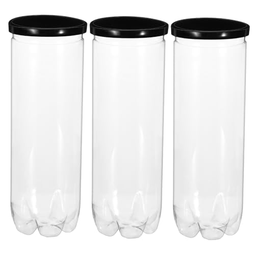 Toyvian 6 Stck Tennisbälle Behälter Teiliges PVC Transparent Verschleißfest Stoßfest Wiederverwendbar Praktischer Aufbewahrungsbehälter für Sportzubehör für Tennisfreunde und Anfänger von Toyvian