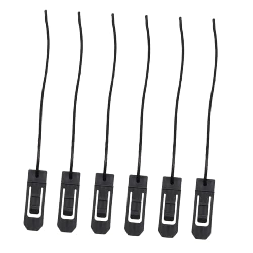 Toyvian 6 Stück Surfboard Fin Clips Paddleboard Ersatzteile Wasserscheide Schnalle Kompatibel für Sup Paddle Boards Inflatable Boote Schwarz von Toyvian