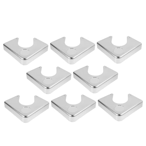 Toyvian 8 Stück Möbel Eckschützer Snooker Eckplatte Eckplatte Schutzhalterung Platte Tisch Eckschützer Tischplattenhalterung Für Billardtisch Silber Abs von Toyvian