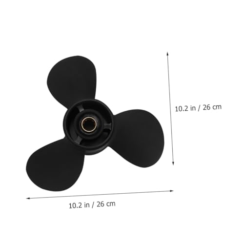 Toyvian Aluminium außenborder Propeller Dreiblättriger für Mercury Bootsmotor Langlebiger und Leistungsstarker Schiffsschraubenersatz von Toyvian