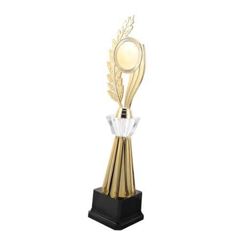 Toyvian Goldpreis Statue Trophäe Auszeichnung als Plastiktrophäe Baseball -Trophäe Kleine aus Kunststoff Golden Wiederverwendbar von Toyvian