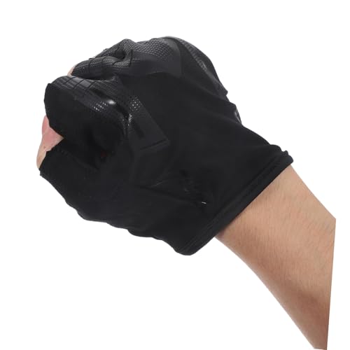 Toyvian Halbfinger Radsporthandschuhe XL Atmungsaktive Elastische Handschuhe mit Rutschfester Handfläche Fingerlüftung für Outdoor Training Radfahren Angeln Skaten Schwarz Toyvian Halbfinger Radsporthandschuhe XL Atmungsaktive Elastische Handschuhe mit Rutschfester Handfläche Fingerlüftung für Outdoor Training Radfahren Angeln Skaten Schwarz von Toyvian