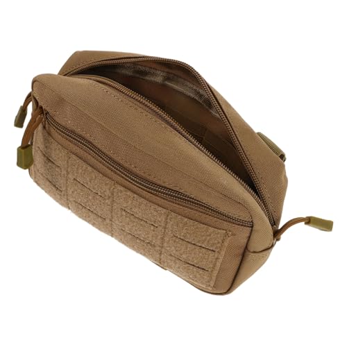 Toyvian Outdoor Medizin Aufbewahrungstasche Leichter Wetterfester Hüftbeutel mit Mehreren Fächern Verstellbar für Wandern Camping Jagd Strapazierfähige Survival Gürteltasche von Toyvian