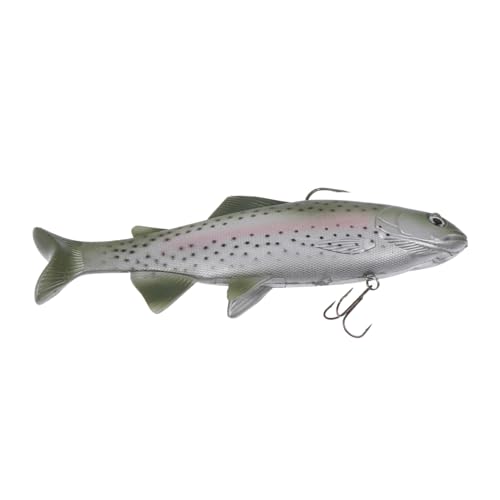 Toyvian Simulierter Angelköder Meerwasser Graue Punkte Weicher Lebensnahe Fischimitation Strapazierfähig Wiederverwendbar Für Angler und Meeresfischen von Toyvian