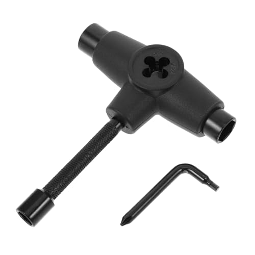 Toyvian Skateboard Reparaturwerkzeug T Schlüssel Multifunktionaler Skate Wrench Schraubendreher Leicht Tragbar Für Rollenlager Montage Und Demontage Von Skateboards Und Toyvian Skateboard Reparaturwerkzeug T Schlüssel Multifunktionaler Skate Wrench Schraubendreher Leicht Tragbar Für Rollenlager Montage Und Demontage Von Skateboards Und von Toyvian