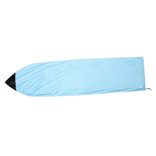 Toyvian Surfboard Sock Schutzhülle Leicht und Faltbar Verstellbare Surfboard Tasche für Shortboards Gepolsterte Nasenabdeckung UV Schutz Robuste Reisetasche für Wakesurf und Wassersport von Toyvian