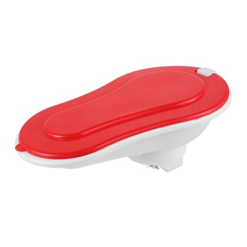 Toyvian Tragbare Temporäre Hocktoilette mit Deckel aus Kunststoff für Outdoor Camping Baustellen und Renovierung Leicht zu Reinigen und Installieren für Erwachsene Geeignet von Toyvian