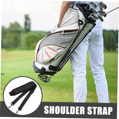 Toyvian Verstellbarer Gepolsterter Schultergurt für Golfbag Breiter Ersatzgurt Strapazierfähiger Polyester Einfache Montage Ergonomisches Design Passend Komfortabel für Golfer von Toyvian