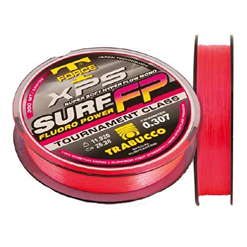 Trabucco Angelschnur Surf Fluoro Pink 0.203 mm 5.42 kg 300 m Fluorine Meer Spinning Surfcasting Bolo von Trabucco