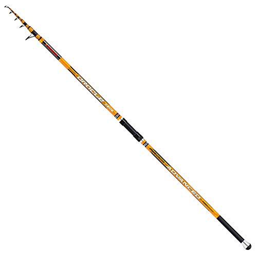 Trabucco Oracle Advanced - Orange, 4.5 Meter Teleskoprute für Brandung, 150 Gramm Leerlauf, Progressive Spitzenaktion von Trabucco