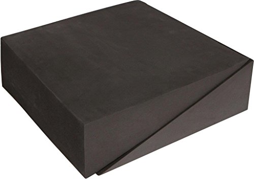 Trademark Innovations Unisex-Erwachsene 12" Foam Incline Stretch Wedge-Set of 2-by Keilkissen aus Schaumstoff, 30,5 cm, 2 Stück, schwarz, 2 lb von Trademark Innovations