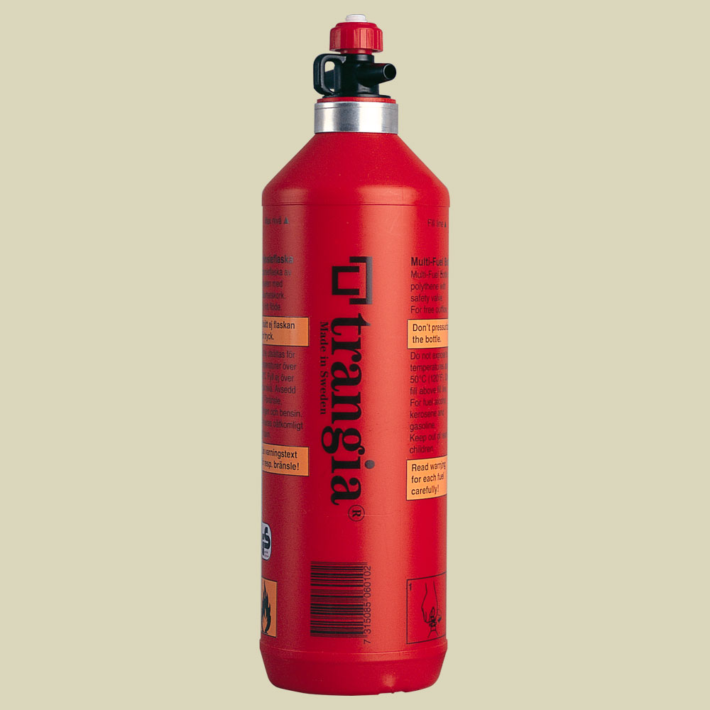 Trangia Flüssigbrennstoff-Sicherheitstankflasche 1,0l rot 1.0 L mit Verschluss Farbe: rot von Trangia