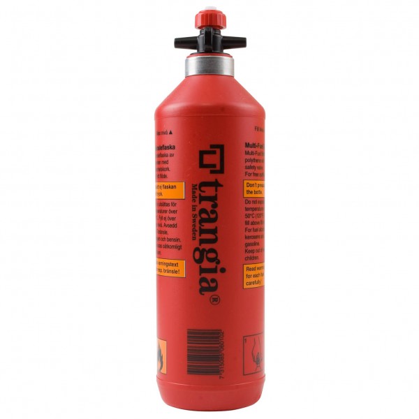 Trangia - Flüssigbrennstoff -Sicherheitstankflasche - Brennstoffflasche Gr 0,5 l - 115 g;1,0 l - 160 g von Trangia