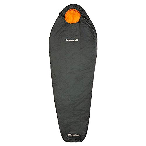 Trango Schlafsack SOMON 500 Schlafsäcke für Camping, Erwachsene, Unisex, Grau (Schiefergrau), IZQ von Trango