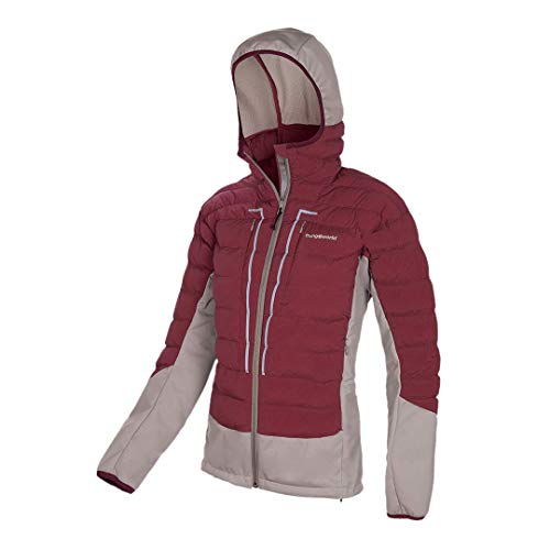 Trangoworld Abeille Damenjacke XL weinfarben/hellgrau von Trangoworld