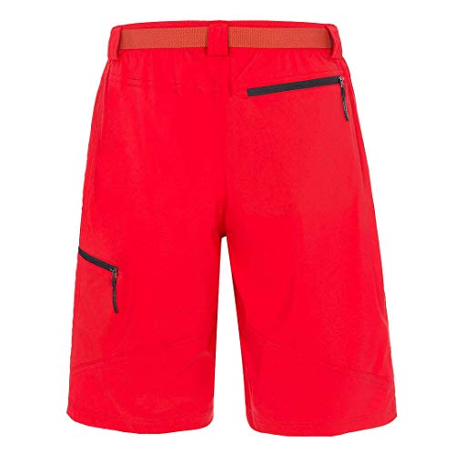 TRANGOWORLD Pohutu - Hose Herren Kurze Hose S rot von Trangoworld