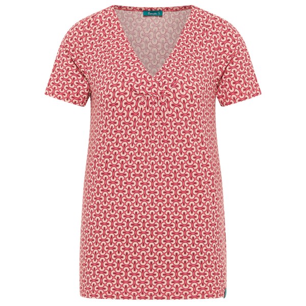 Tranquillo - Women's Jersey-Shirt mit V-Ausschnitt - T-Shirt Gr L rosa von Tranquillo