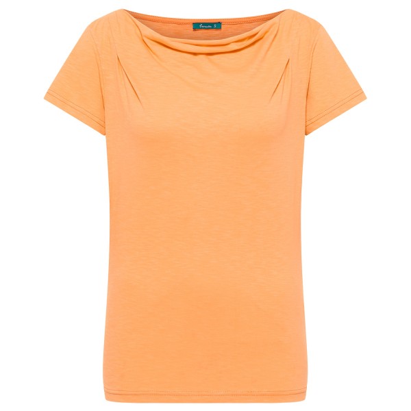 Tranquillo - Women's Jersey-Shirt mit Wasserfallausschnitt - T-Shirt Gr M orange von Tranquillo