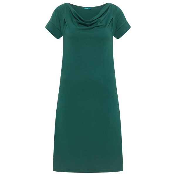 Tranquillo - Women's Kleid mit Wasserfallausschnitt - Kleid Gr L;M;S;XL;XS blau;grau;grün;rosa von Tranquillo