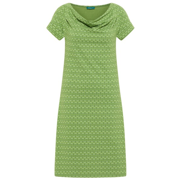 Tranquillo - Women's Kleid mit Wasserfallausschnitt - Kleid Gr S grün von Tranquillo