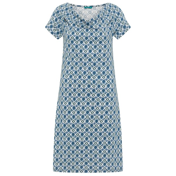 Tranquillo - Women's Kleid mit Wasserfallausschnitt - Kleid Gr XL grau von Tranquillo