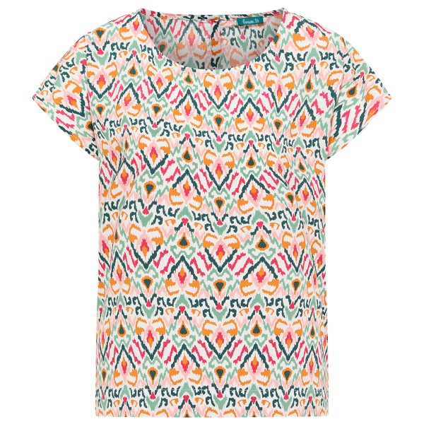 Tranquillo - Women's Lockere EcoVero Bluse - T-Shirt Gr 36 bunt von Tranquillo