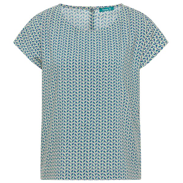 Tranquillo - Women's Lockere EcoVero Bluse - T-Shirt Gr 38 türkis von Tranquillo