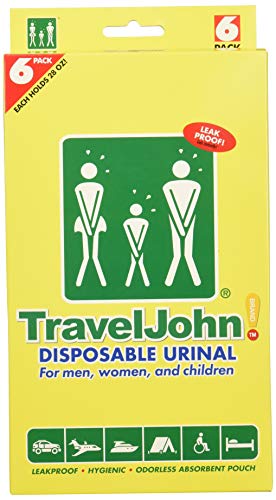 Travel John Einweg-Urinal – erhältlich für Herren, Damen und Kinder von Travel John
