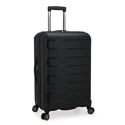 Traveler's Choice Pagosa Indestructible Hardshell Erweiterbares Spinner Gepäck, schwarz, Carry-on 22-Inch, Pagosa Unzerstörbares Hartschalengepäck, erweiterbar von Traveler's Choice