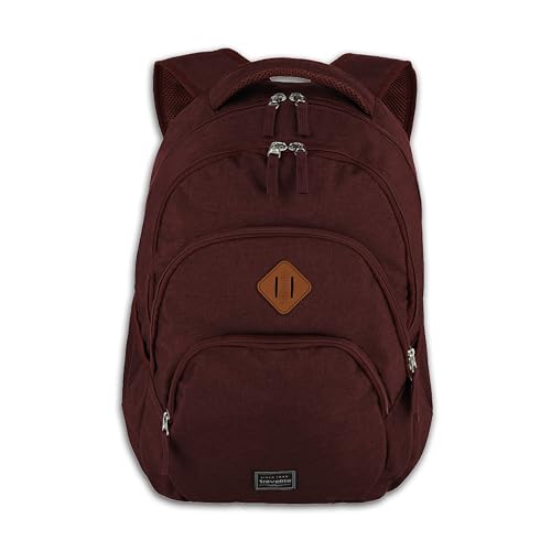 Travelite Handgepäck Rucksack, Laptop Rucksack 15,6 Zoll, BASICS, Daypack, Tagesrucksack mit vielen Fächern, 45 cm, 22 Liter von Travelite