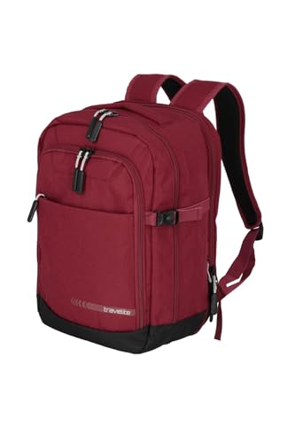 Travelite Handgepäck Rucksack, Laptop Rucksack 13 Zoll, KICK OFF, Cabin Backpack, Praktischer Rucksack mit Aufsteckfunktion, 40 cm, 20-23 Liter von Travelite