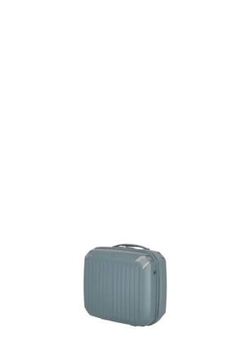 Travelite Handgepäck Kosmetikkoffer Hartschale nachhaltig, ELVAA, Beautycase mit recyceltem Innenfutter, Aufsteckfunktion, 36 cm, 20 Liter von Travelite