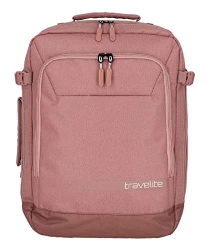 Travelite Kick Off Backpack Unisex Rucksack Roll-Top,Rosé,35 Liter von Travelite