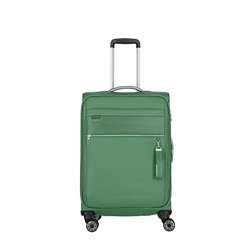 travelite MIIGO 4 W Trolley M, exp., Grün, grün, Talla única, Koffer von Travelite