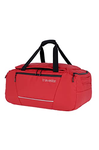 travelite Reisetasche aus wasserabweisendem Plane Material, Gepäck Serie Basics: Praktische Tasche für Urlaub und Sport, 60 cm, 51 Liter von Travelite