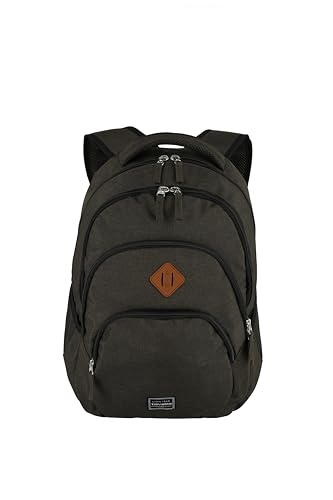 travelite Rucksack Handgepäck mit Laptop Fach 15,6 Zoll, Gepäck Serie BASICS Daypack Melange: Modischer Rucksack in Melange Optik, 45 cm, 22 Liter von Travelite