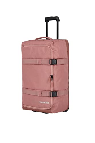 travelite Trolley Reisetasche Größe L, Gepäck Serie KICK OFF: Praktische Reisetasche mit Rollen für Urlaub und Sport, 68 cm, 65 Liter von Travelite