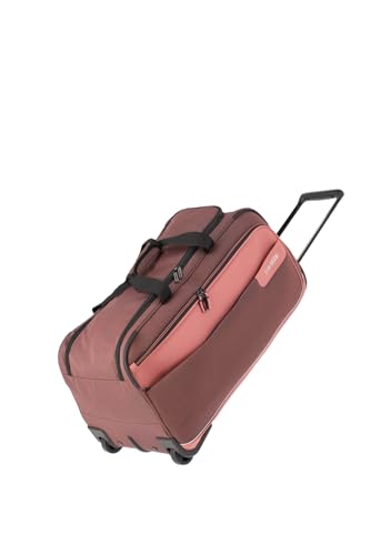 Travelite Trolley Reisetasche mit Rollen mittelgroß, nachhaltig, VIIA, Praktische Rollenreisetasche aus recyceltem Material, 65 cm, 61 Liter von Travelite
