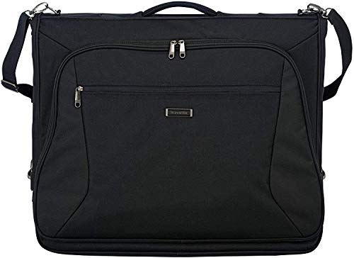 travelite große Kleidertasche für mehrere Anzüge und Hemden, Gepäck Serie MOBILE: Knitterfrei reisen mit der Kleidersack Anzugtasche BUSINESS, 001720-01, 110 cm, 60 Liter, schwarz von Travelite