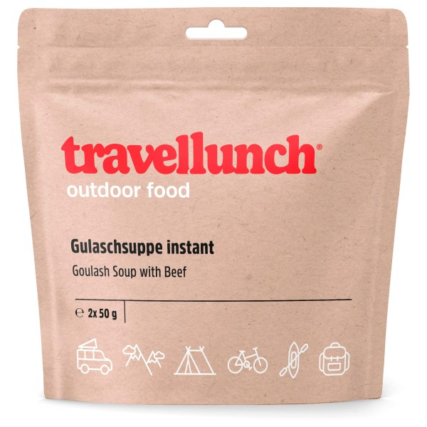 Travellunch - Gulaschsuppe mit Rindfleisch Gr 100 g von Travellunch