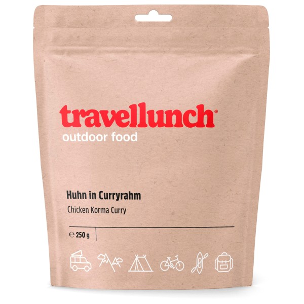 Travellunch - Huhn in Curryrahm mit Reis Gr 250 g von Travellunch
