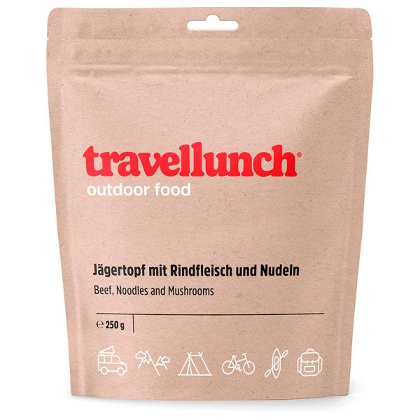 Travellunch - Jägertopf mit Rindfleisch und Nudeln Gr 250 g von Travellunch
