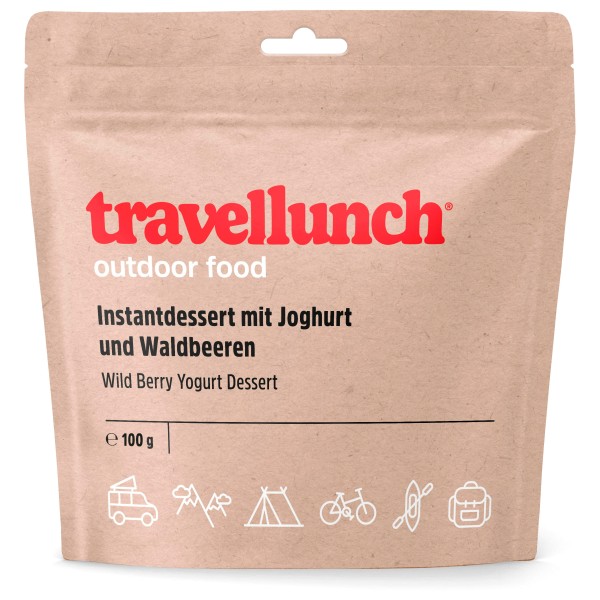 Travellunch - Joghurt - Dessert mit Waldbeeren Gr 100 g von Travellunch