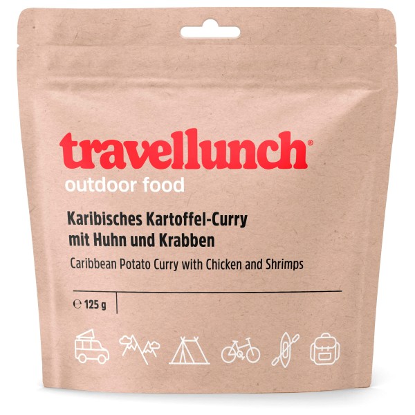 Travellunch - Karibisches Kartoffel-Curry mit Huhn + Krabben Gr 125 g;250 g von Travellunch