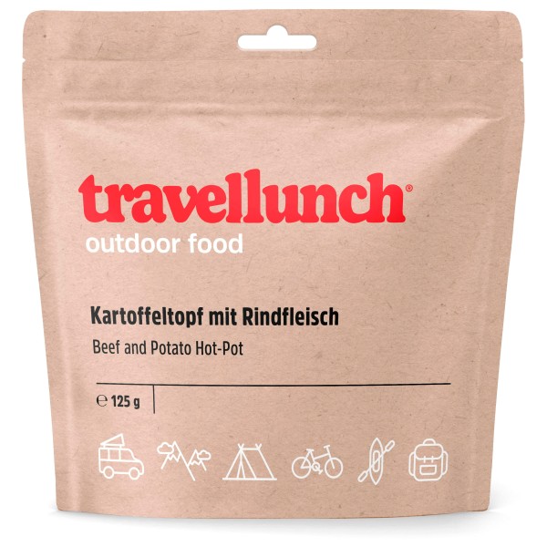 Travellunch - Kartoffeltopf mit Rindfleisch Gr 125 g;250 g von Travellunch