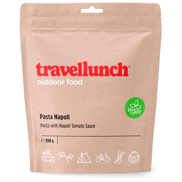 Travellunch - Nudeln in Tomatensauce 'Napoli' - vegetarisch Gr 250 g von Travellunch