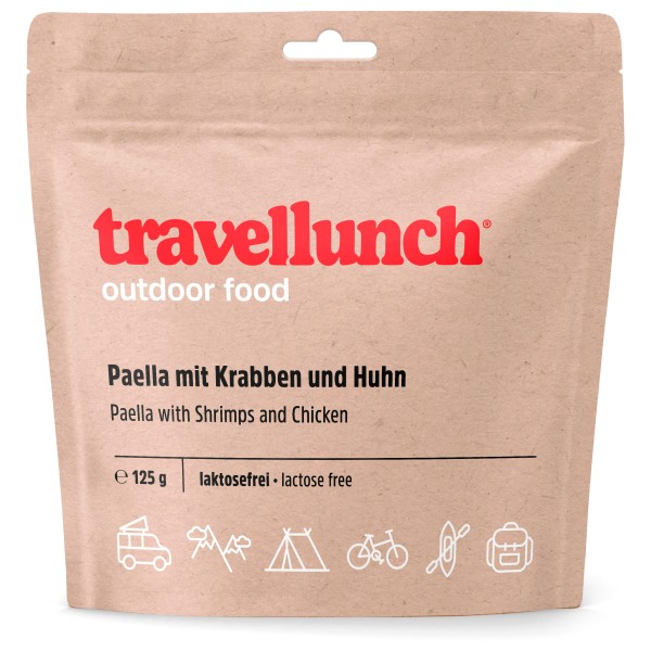 Travellunch - Paella mit Krabben und Huhn (Laktosefrei) Gr 125 g;250 g von Travellunch