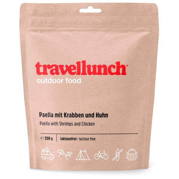 Travellunch - Paella mit Krabben und Huhn (Laktosefrei) Gr 250 g von Travellunch