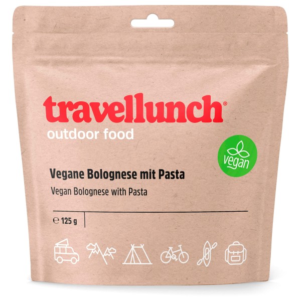 Travellunch - Veggie-Bolognese mit Pasta - Vegetarisch Gr 250 g von Travellunch